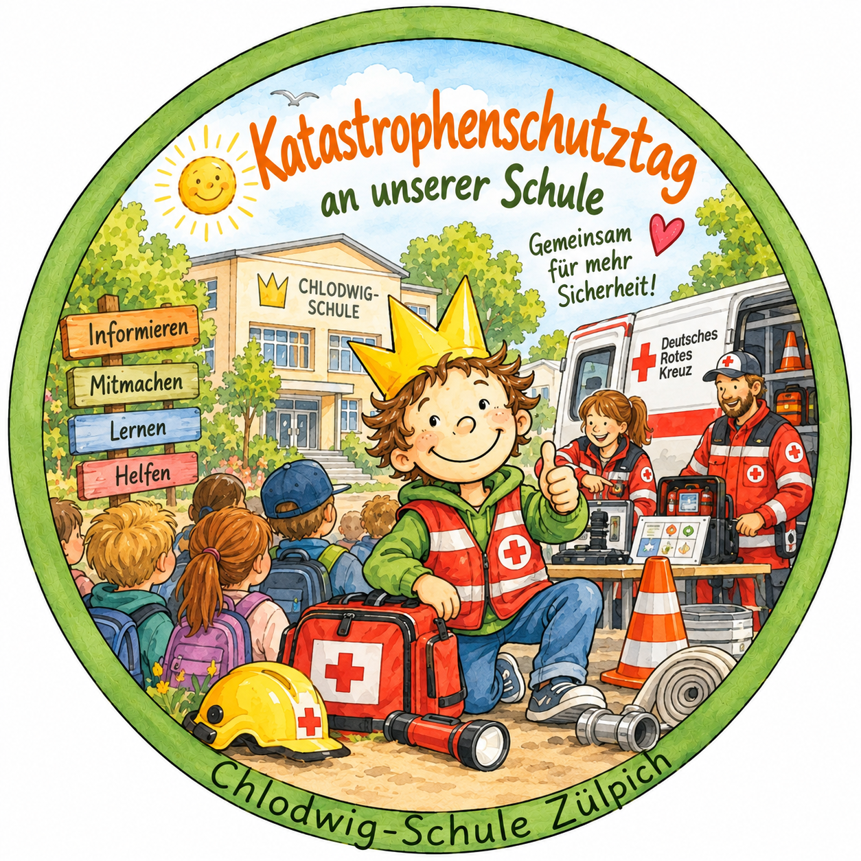 Katastrophenschutztag an der Chlodwig-Schule